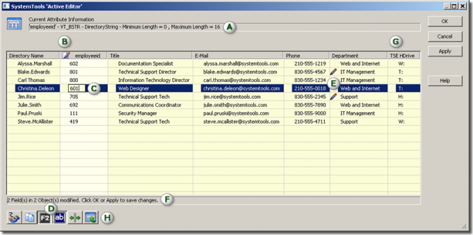 SystemTools Active Editor