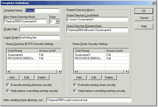 Hyena Usermanagement